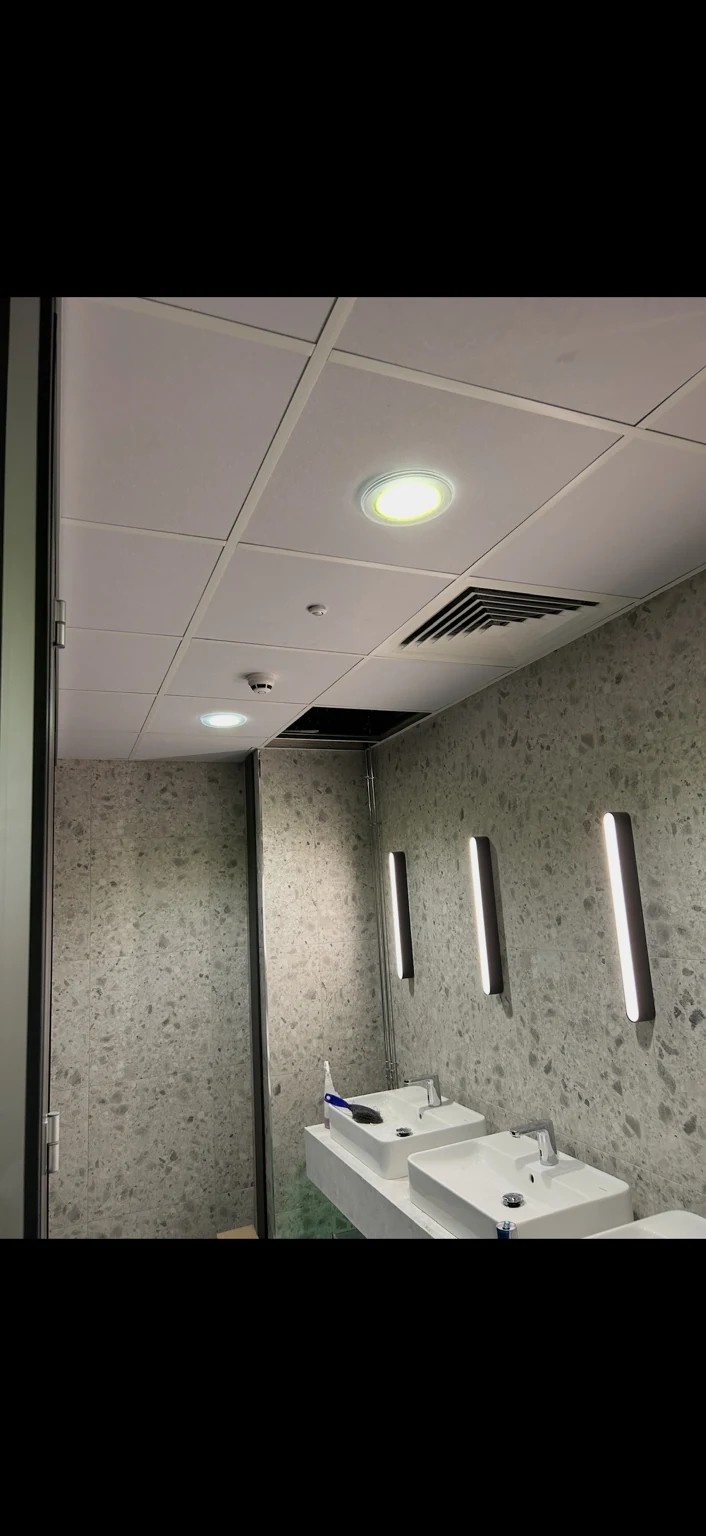 Washroom downlights and wall lights